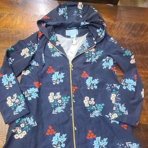 Draper James Floral hooded coat